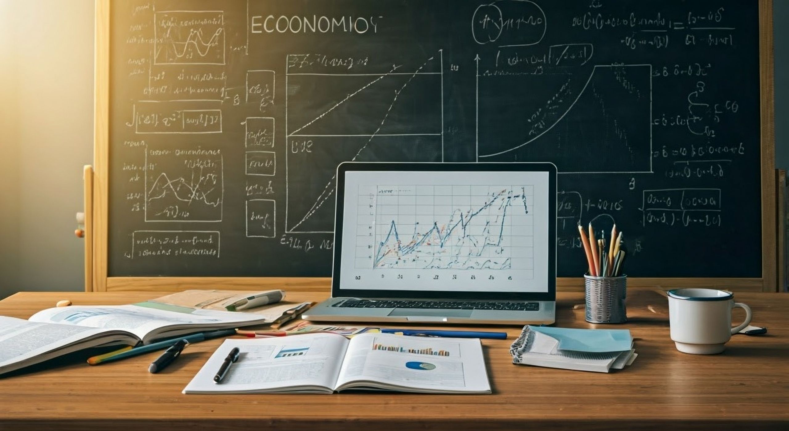 Economic,Theories,On,A,University,Table
